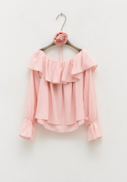 Palaidinė su gėle Pink