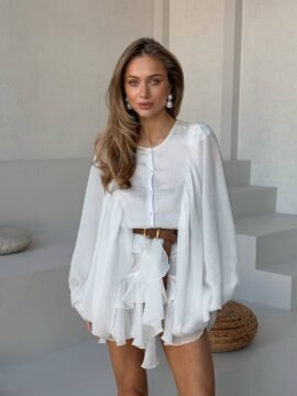 Suknelė Babydoll white