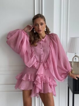 Suknelė Babydoll pink