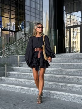 Suknelė Babydoll black