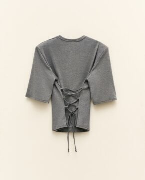 Shoulder top grey