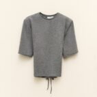 Shoulder top grey