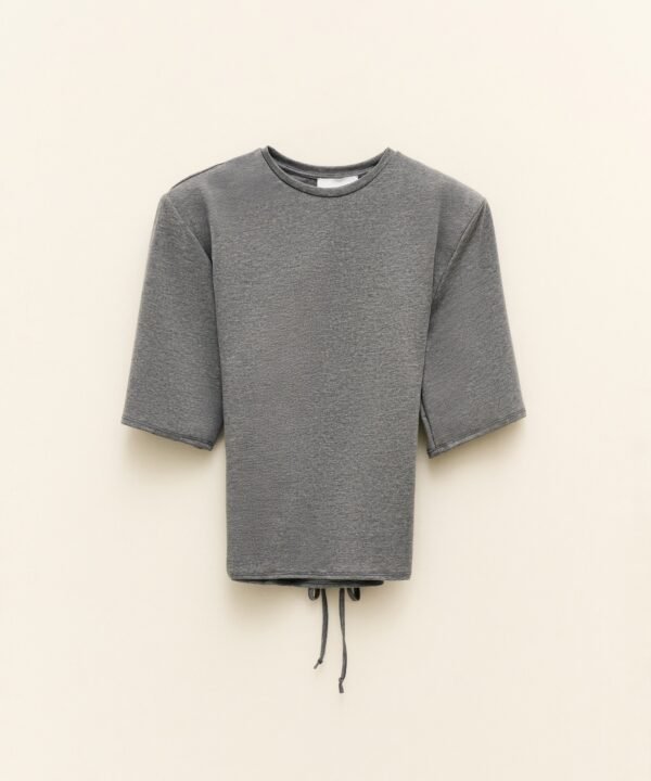 Shoulder top grey