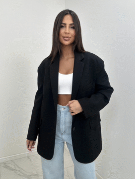 Oversize blazer black