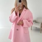 pink blazer