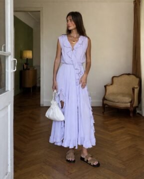 Midi sundress lilac
