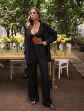 Co-ord set in black