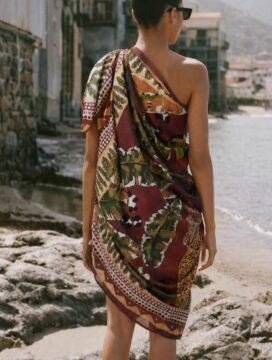 Jungle beach scarf