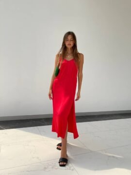 Dress Celeste red
