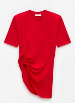 Sculpted T-shirt red