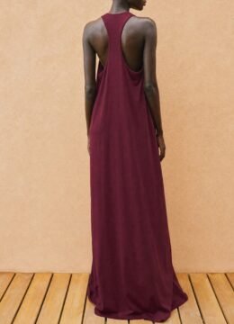 Sleeveless maxi dress