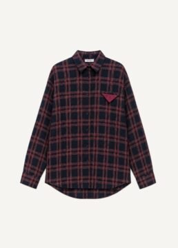 Plaid shirt navy