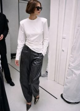 Sculpted blouse